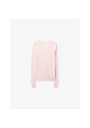 Womens Joseph Cashair V-Neck Cashmere Knitted Jumper