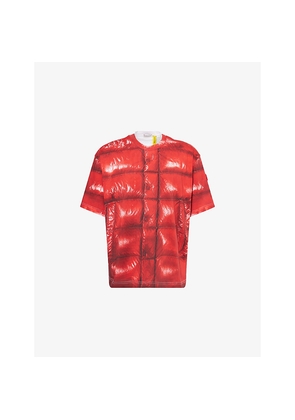 Mens Moncler Genius Moncler x A$Ap Rocky Printed Cotton-Jersey T-Shirt