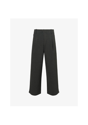 Mens Hiking Patrol Waypoint Texture Straight-Leg Woven Trousers