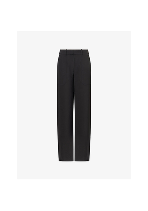 Womens Veronica Beard Cole Wide-Leg Stretch-Woven Trousers