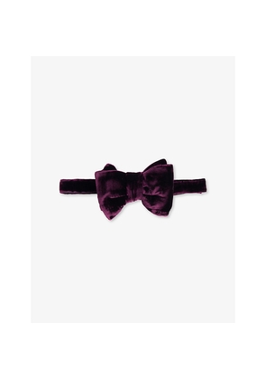 Mens Tom Ford Velvet Layered Woven Bowtie