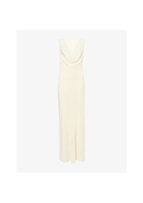 Womens Sir Piero Layered Silk Midi Dress