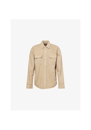 Mens Paige Martin Washed Long-Sleeve Cotton and Modal Shirt