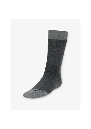 Mens Boggi Milano Oxford Stretch-Cotton Socks
