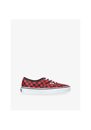 Womens Valentino Garavani x Vans Authentic Vlogo Checkerboard Canvas Low-Top Trainers