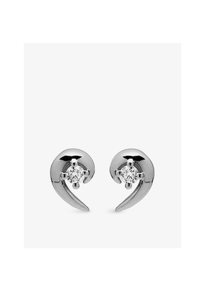 Womens Shaun Leane Talon Sterling-Silver and 0.12ct Diamond Stud Earrings
