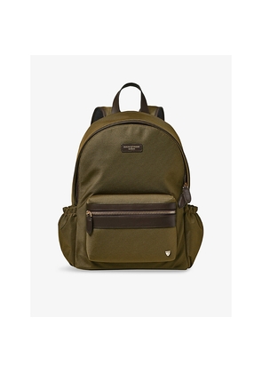 Aspinal Of London Logo-Embellished Woven Backpack