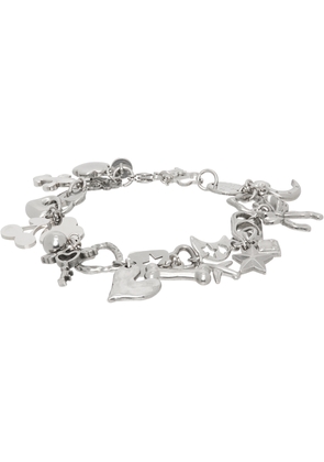 Marland Backus Chrome Charm Bracelet
