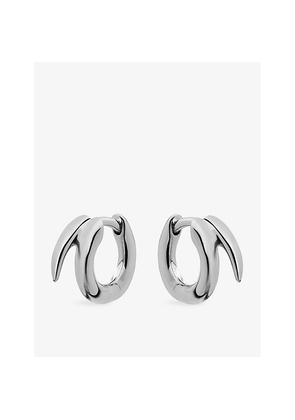 Womens Shaun Leane Quill Mini Sterling-Silver Hoop Earrings