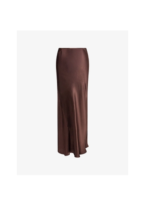 Womens Dissh Charl Satin Maxi Skirt