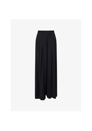 Womens Paige Cecil Wide-Leg Woven Trousers