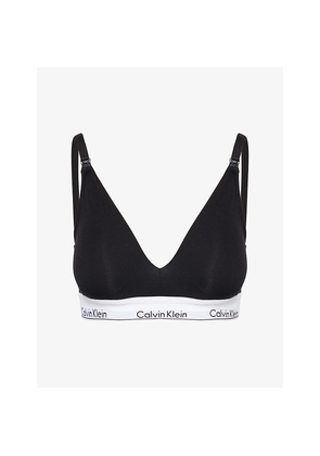 Womens Calvin Klein Maternity Icon Triangle Cotton-Modal Bralette