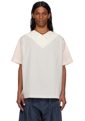 SC103 SSENSE Exclusive White & Black Alps Top