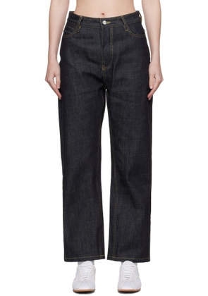 Studio Nicholson Navy Ruthe Jeans