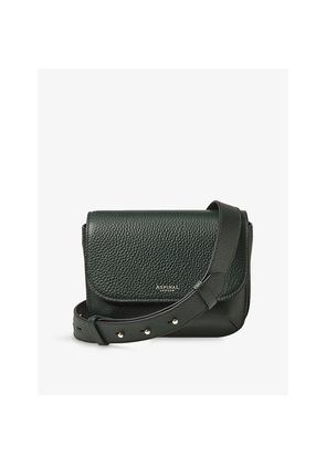 Womens Aspinal Of London Ella Woven Leather Cross-Body Bag