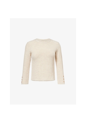 Womens Isabel Marant Dixie Ribbed-Knit Wool Jumper