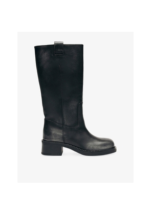 Womens Alohas Sajan Leather Knee-High Boots