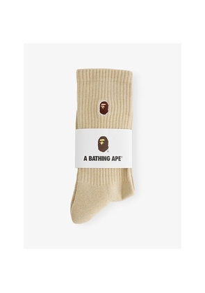 Mens A Bathing Ape B-One Point Cotton-Blend Crew Socks