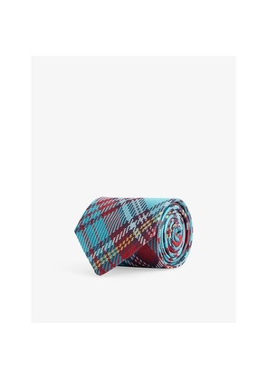 Mens Vivienne Westwood Striped Silk Tie