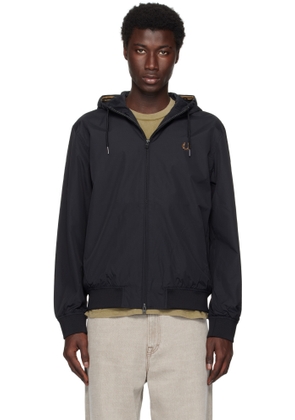 Fred Perry Black 'The Hooded Brentham' Jacket