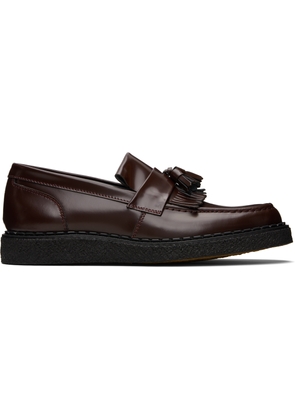 Fred Perry Burgundy George Cox Edition Tassel Loafers