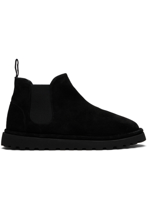 Marsèll Gomme Black Sancrispa Alta Chelsea Boots