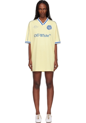Off-White Yellow Soccer Minidress