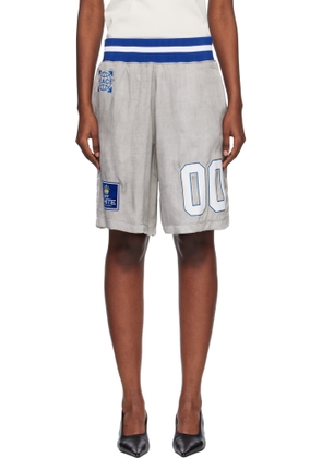 Off-White Gray Dyed Vi Sat 00 Loose Shorts