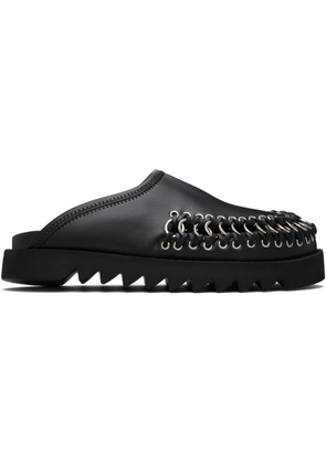 Toga Virilis Black Leather Loafers