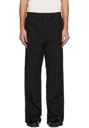 WOOYOUNGMI Black Lined Track Pants