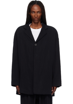 Fear of God Black Tencel Nylon Unlined Relaxed Blazer