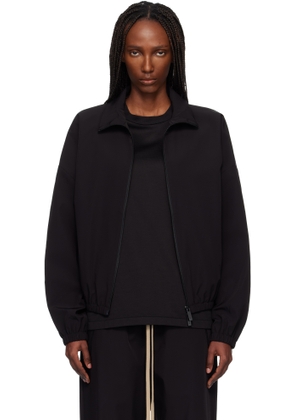 Fear of God Black Nylon Track Jacket