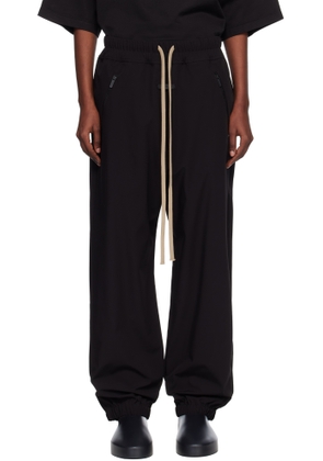 Fear of God Black Nylon Track Pants