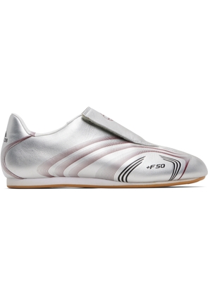 adidas Originals SSENSE Exclusive Silver Taekwondo F50 Sneakers