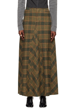 OUR LEGACY Green Rebel Maxi Skirt