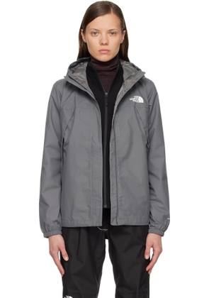 The North Face Gray Antora Rain Jacket