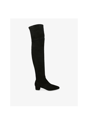 Womens Aquazzura Remi 35 Suede Over-The-Knee Boots