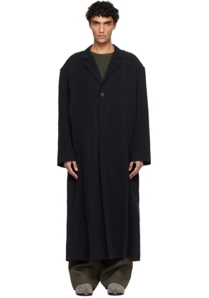 Fear of God Black Tencel Nylon Classic Unlined Overcoat