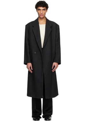 Fear of God Black Shetland Wool Classic Overcoat