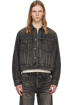Fear of God Black Denim Trucker Jacket