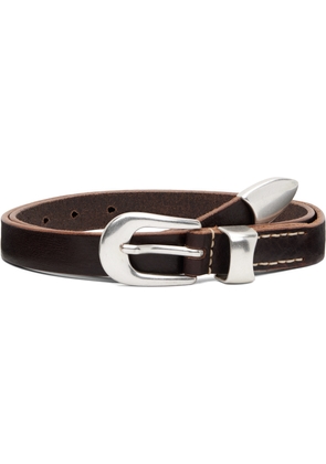 OUR LEGACY Brown 2 CM Belt