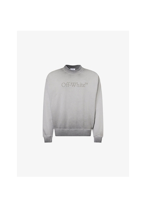 Mens Off-White C/O Virgil Abloh Laundry Crewneck Skate Cotton Sweatshirt
