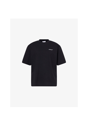 Mens Off-White C/O Virgil Abloh Landscape Arrow Short-Sleeve Cotton T-Shirt