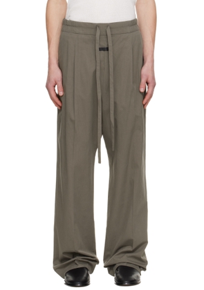 Fear of God Khaki Drawstring Straight Trousers