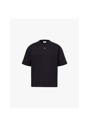 Mens Off-White C/O Virgil Abloh Stencil Arrow Short-Sleeve Cotton T-Shirt
