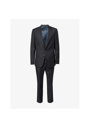 Mens Paul Smith Mayfair Sharkskin Notch-Lapel Straight-Leg Wool Suit