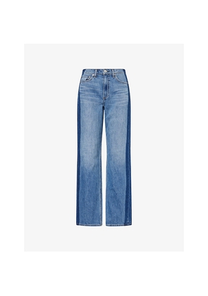 Womens Rag & Bone The Shea Straight-Leg Denim Jeans