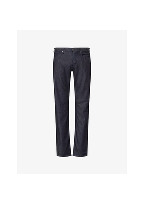 Mens Emporio Armani Slim-Fit Tapered-Leg Denim Jeans
