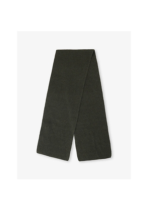 Mens Sunspel Ribbed Cashmere Scarf