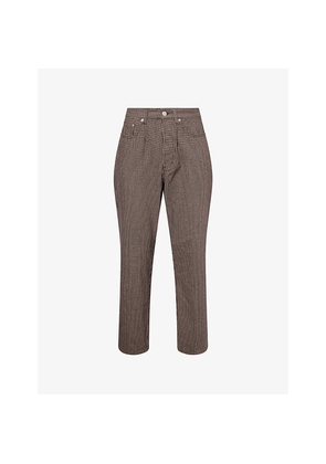 Mens Obey Classic Baggy-Fit Denim Trousers